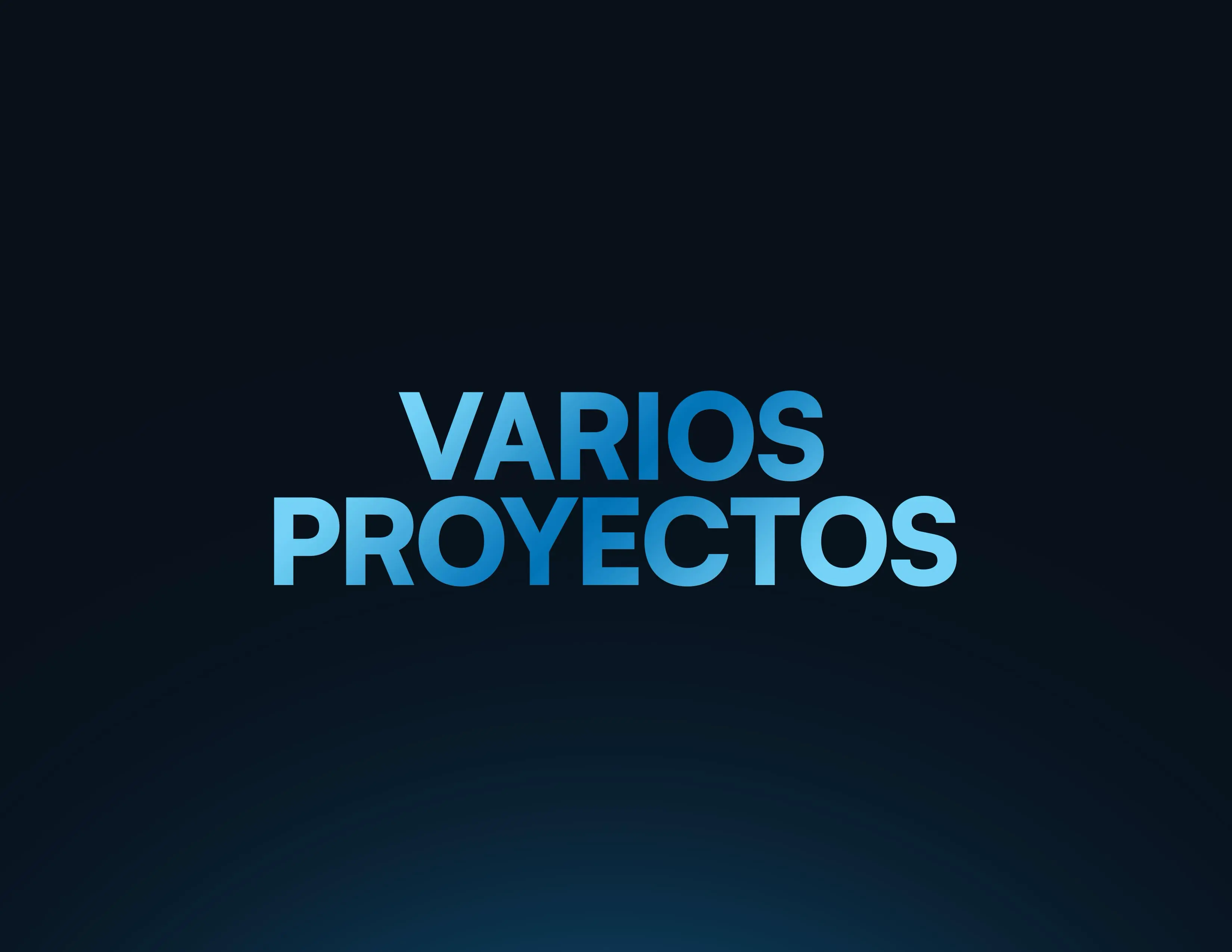 Proyectos Varios